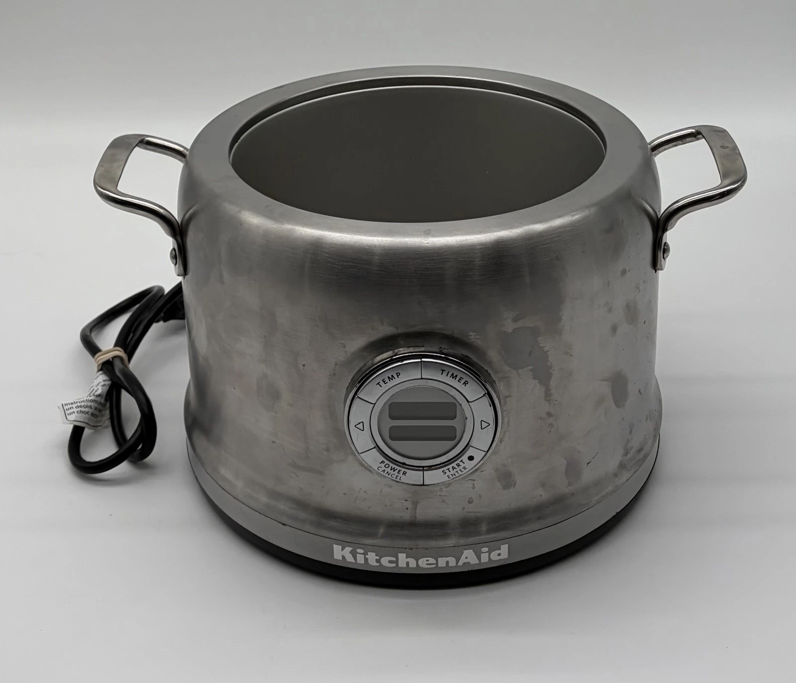 BASE Only for KitchenAid Steamer KMC4241 Multi-Cooker 4 Qt Stainless Steel