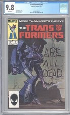 Transformers #5 CGC 9.8 WP NM/MT prima copertina Schockwave seconda apparizione