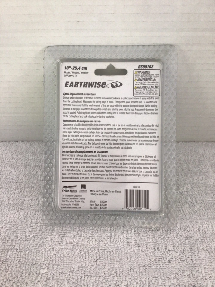 Earthwise AC Corded Replacement String Spool RS90102 - Image 2 of 4