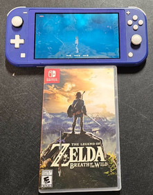 Nintendo Switch 4 Game Lot (Zelda, Mario Party, Pok&eacute;mon Snap, Yoshi) TESTED