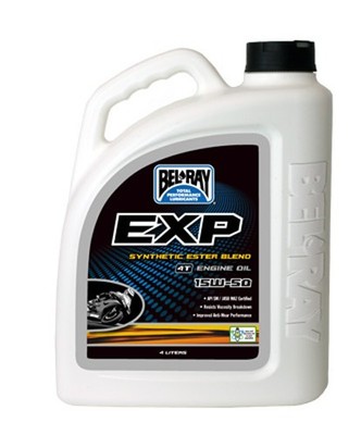 Bel Ray EXP Synthetic Ester Blend 4T Engine Oil 15W50 - 4L. #99130-B4LW