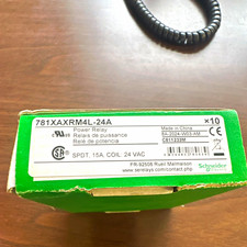 Schneider Electric 781XAXRM4L-24A Relais de puissance SPDT 15A 24VAC Bobine 5 broches 10