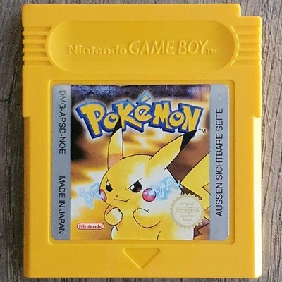 Nintendo Gameboy   Pokémon - Gelbe Edition  #5 Modul | Speichert | DMG-APSD-NOE
