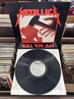 Metallica Kill 'Em All Vinyl 1983 Original First Silver Label Megaforce MRI O69