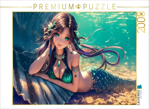 Calvendo Puzzle Meerjungfrau | 2000 Teile Lege-GrößE 90 × 67 Cm Foto-Puzzle FüR-image
