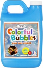 NEW Concentrated Bubble Solution Must Mix with Water , 1 L/ 33.8 OZ Refill
