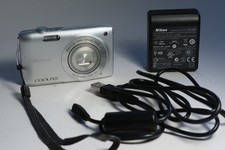 Nikon Coolpix S3300 16 MP CCD Sensor Digital Camera, Battery, 4GB SD, Working