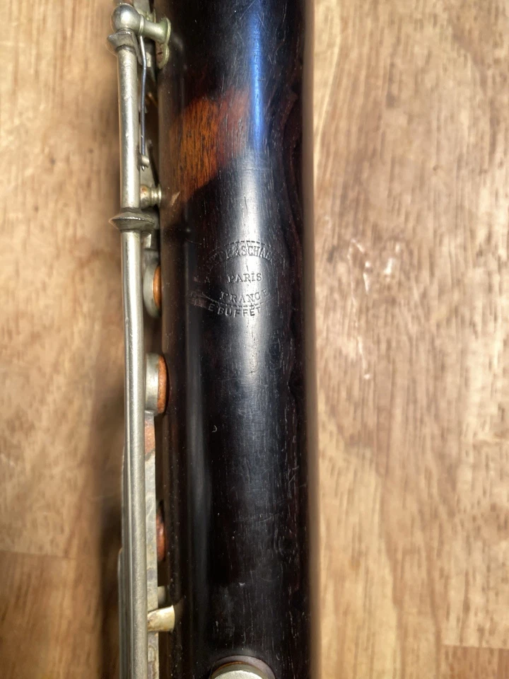 Clarinete Alto Evette-Schaeffer Buffet Feito Na França com Estojo e Bocal - Imagem 4 de 4