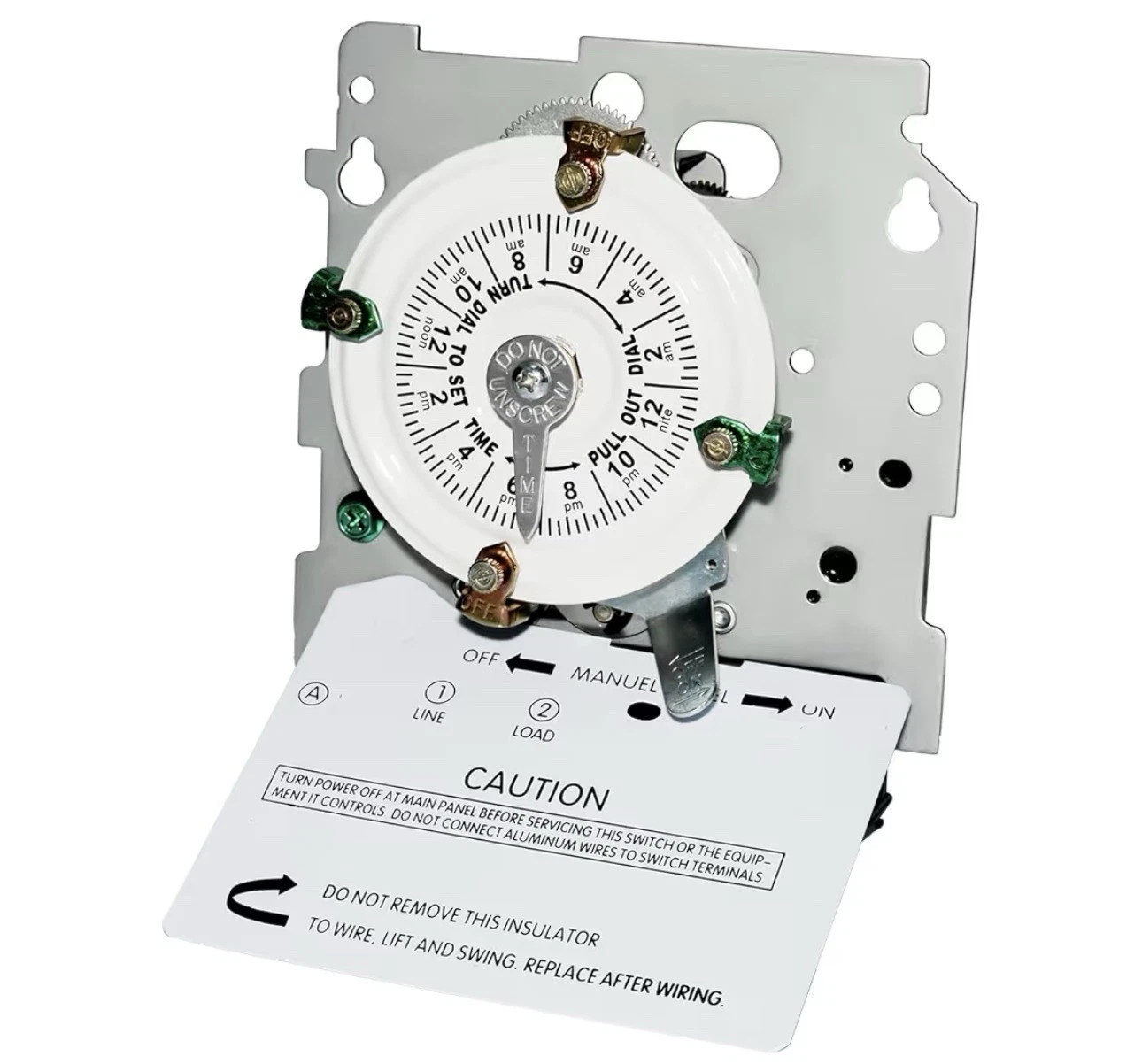 Y-T104M 24-Hour Mechanical Time Switch Timer Mechanism Only 208-277V DPST