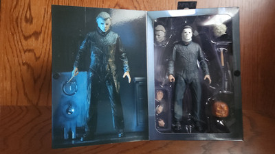 Halloween II action figure Neca Open Box Broken syringe and painted white mask