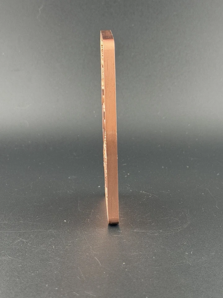 10 oz Kupferbarren .999 First Edition limitiert 100 Stück Delfin Seriennummer - Bild 4 von 4