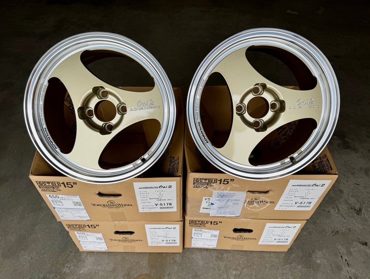 ADVAN RACING Oni 2 15x8 4x100 +30 WHEEL RIM CIVIC FIT CRX INTEGRA