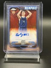 Topps 2024-25 Chrome Zach Edey #TCA-ZED Rookie Autograph Insert Memphis NBA