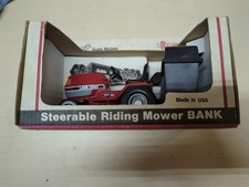New 1989 Lawn Chief 500 True Value Hardware 1/16 Riding Mower Tractor Bank