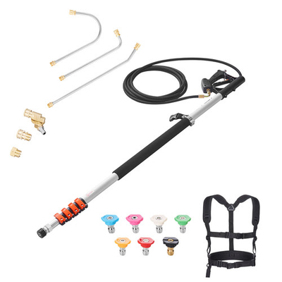 #ad Pressure Washer Telescoping Wand 21 ft 4000 psi Telescopic with 7 Spray Nozzle $249.32