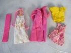 Vtg 8.5" Fashion Flatsy Doll Cory Ideal Toy 1969 Wedding Bride Doll + clothes