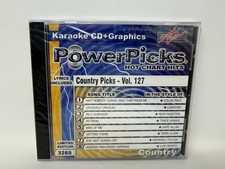 PowerPicks Country Picks Vol. 127 Karaoke CD Graphics 2000 Sound Choice - NEW 