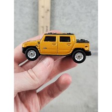 Maisto 2001 Hummer H2 SUT Concept Diecast Car Metallic Orange Gold 3 Inch 1/64