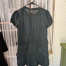 BCBGMaxAzria Green Striped Mini Dress (B)