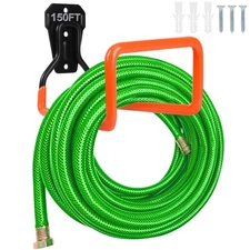 PeoMev Garden Hose Holder Wall Mount Heavy Duty Garden Hose Hanger Free Stand...