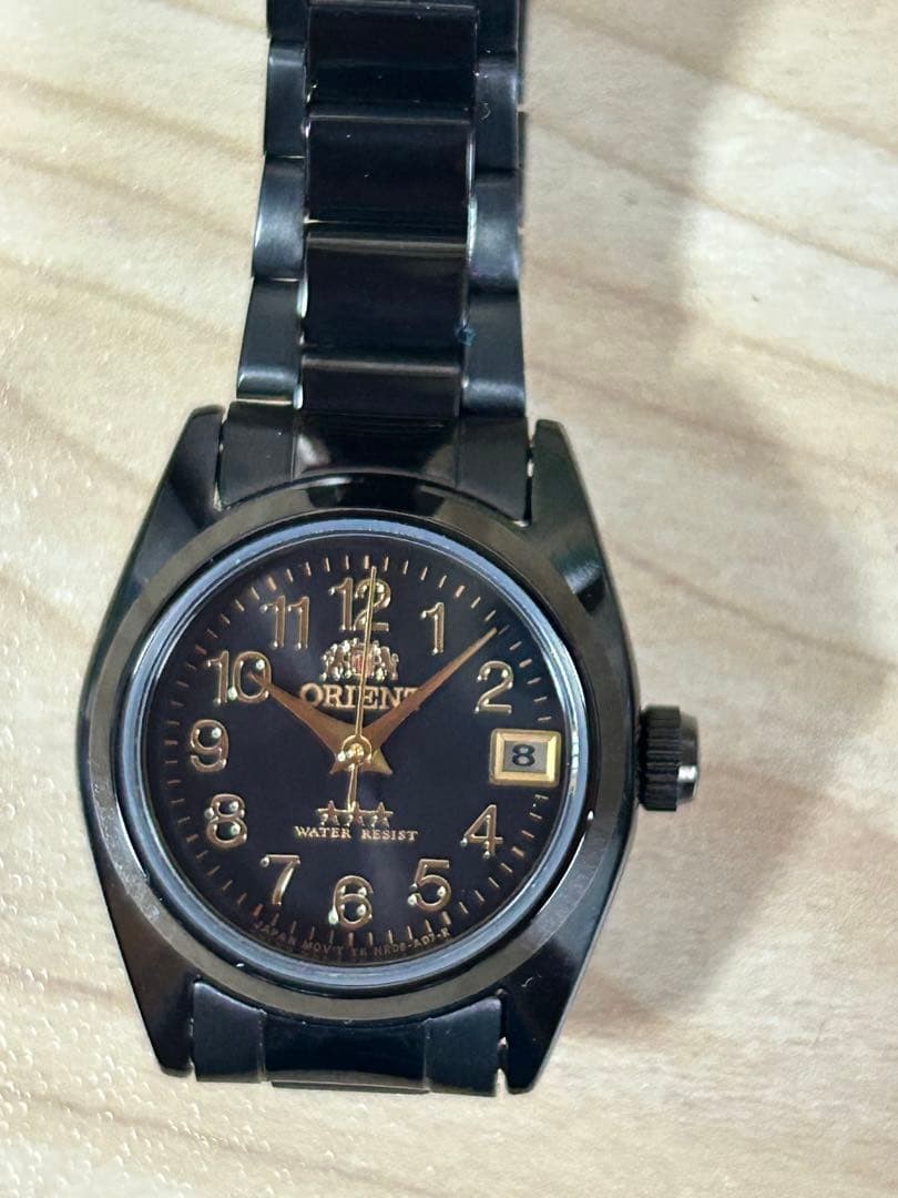 Ladies' Orient Automatic Skeleton Black Watch - image 4