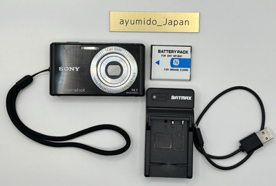 Sony Cyber-shot DSC-W530 Black 14.1MP Compact Digital Camera 4x Zoom Tested
