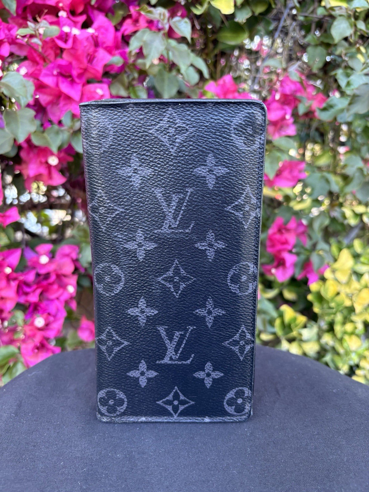 Louis Vuitton Monogram Eclipse Brazza Long Bifold… - image 1