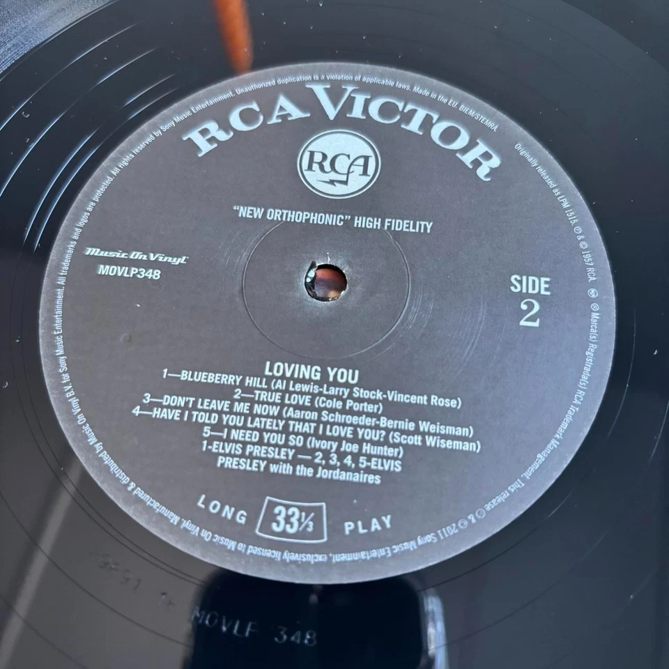 Elvis Presley Loving You Vinyl LP Record 2011 RE Friday Music NM- Foto 3 de 3