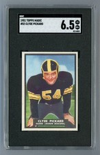 1951 Topps Magic #52 Clyde Pickard SGC 6.5 EX/NM+ #8214003  **UNRUBBED**