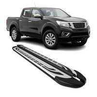 Trittbretter Schweller FüR Nissan Navara D23 2015-23 Double Cab Alu Schwarz Grau