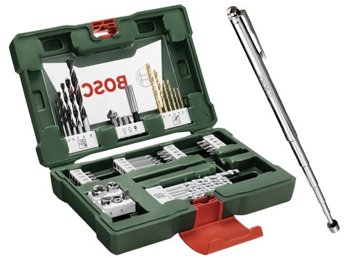 Valigetta Bosch 48 Pz V-Line: Kit Punte e Inserti per Fai-da-Te