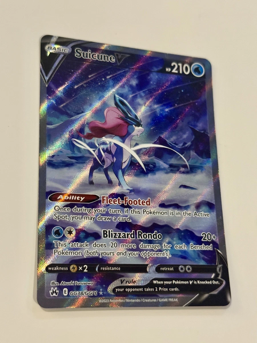 Suicune V GG38/GG70 Crown Zenith: Galarian Gallery for sale | eBay