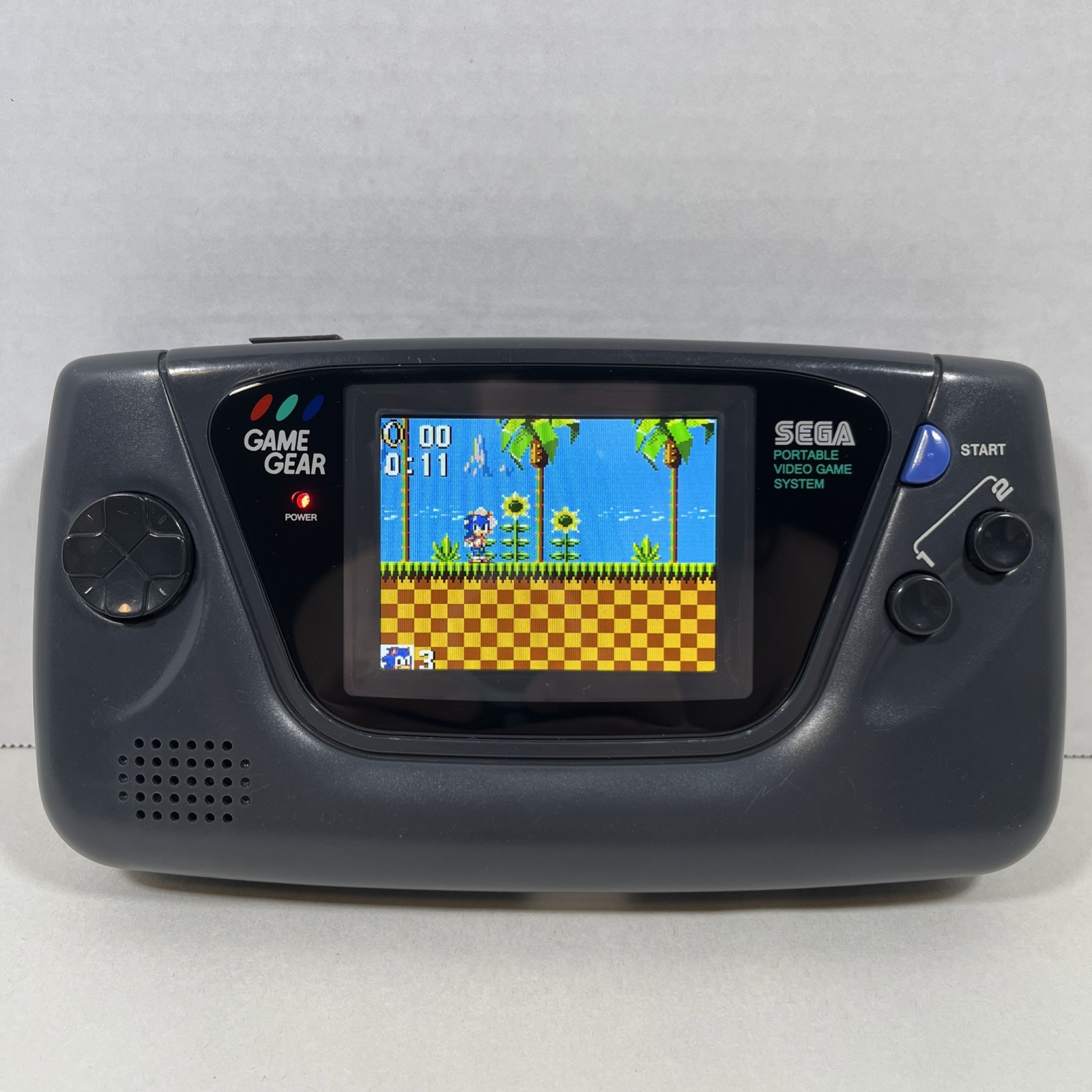 Sega Game Gear - Works, Recapped, LCD Screen Mod IPS and New Glass Lens