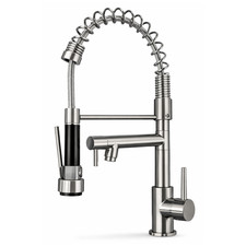 Kitchen Faucet Kit 2-Function Pull Down Sprayer Pot Filler w/Spring Spout