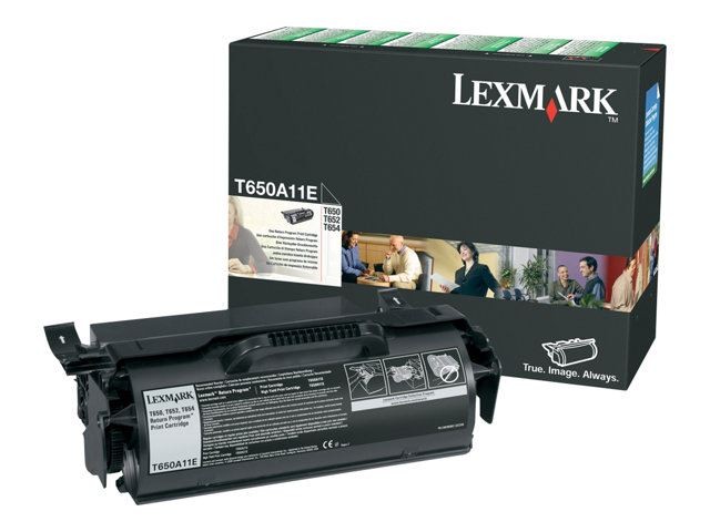 LEXMARK T650A11E toner d'origine noir T650 pour imprimante laser