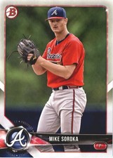 2018 Bowman Prospects #BP89 Mike Soroka - BB