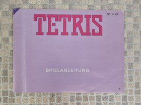 TETRIS Nintendo Entertainment System NES gioco con istruzioni e scatola originale