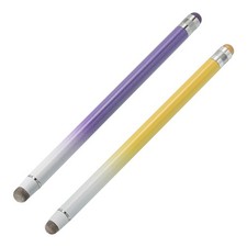 2pcs Stylus Pens for Touch Screens Capacitive Stylus Gradient Yellow Purple