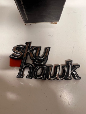 NOS GM BUICK SKY HAWK  '75-'80  CHROME BADGE EMBLEM 20048860