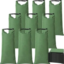 Windyun 10 Pcs Flood Water Barrier Sand Bags for Weight, 11 x 28" Thickened L...