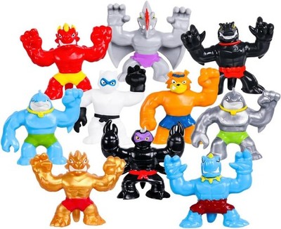 Heroes of Goo Jit Zu Minis Mega 10 Pack Stretchy Squishy 2.5
