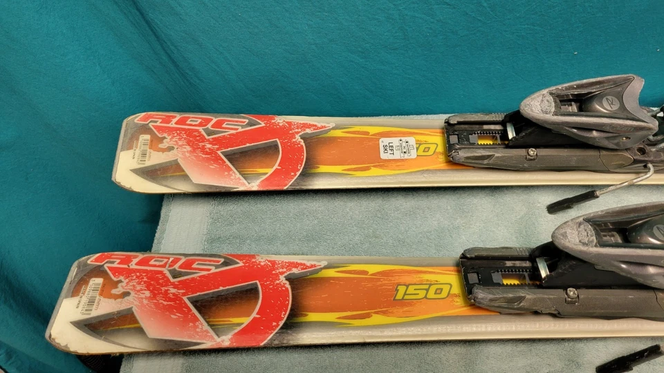 Esquís Rossignol ROC X 150 cm Rossignol Axium 100 fijaciones y roturas. ¡Envío gratis! Foto 3 de 4