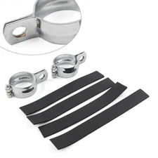 2ⅹ32MM-41MM Front Fork Mount Bracket Turn Signal Light Clamp Holder Motor Chrome