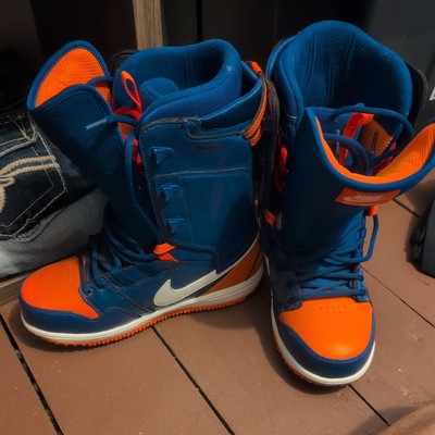 men-NIKE Vapen Snowboard boots(US-9) blue/orange