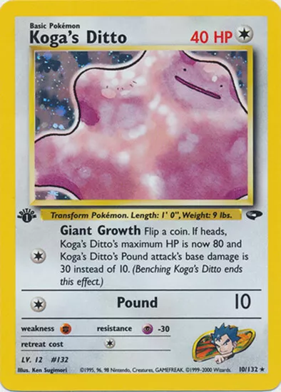  Ditto Pokemon Card