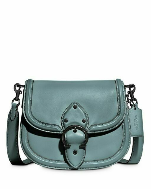 coach saddle bag navy