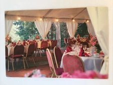 The Terrace The Delaney House Holyoke Massachusetts Vintage Postcard