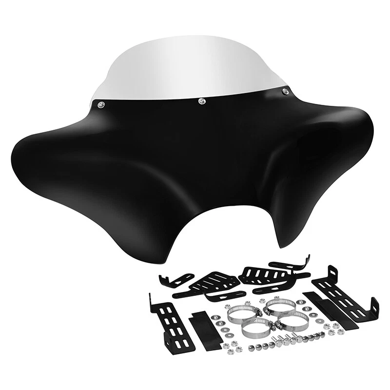 Batwing Fairing Windscreen Fit For Suzuki Boulevard C50 Honda Shadow ACE VT1100 - Image 2 of 4