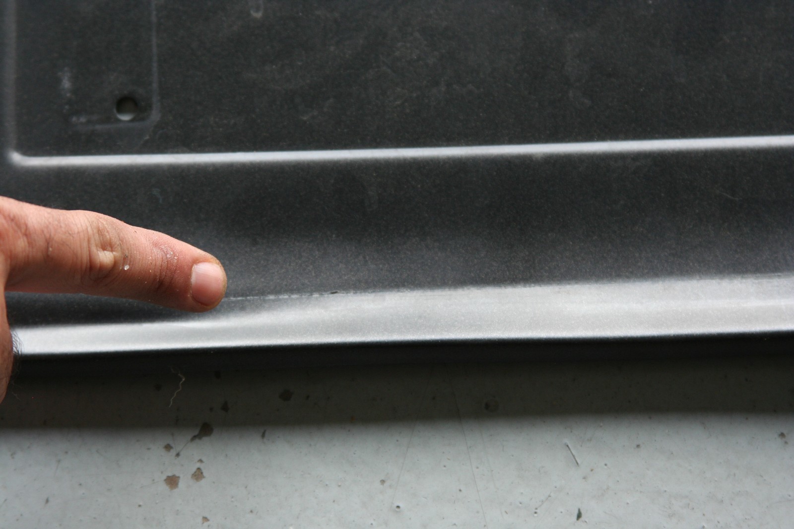Ferrari California trunk trim piece