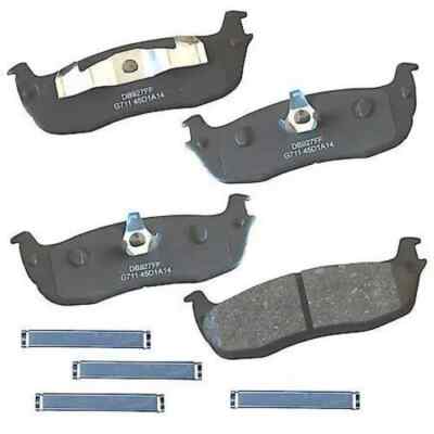 Disc Brake Pad Set Premium Gold Ceramic Rear CARQUEST GNAD711 Fits Ford Lincoln